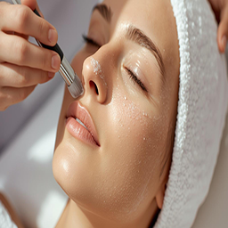 image of a chemical peel facial